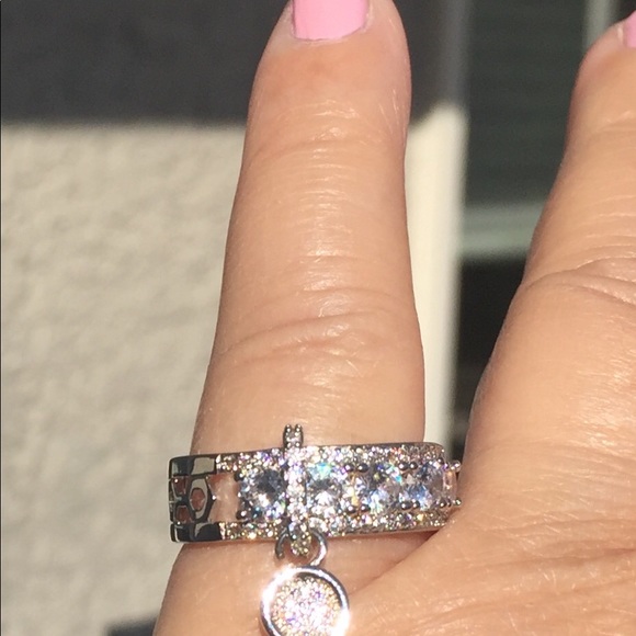 Silver ring size 8.75 - Picture 3 of 8